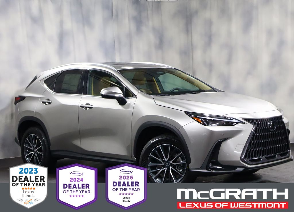 Atomic Silver 2026 Lexus NX Hybrid SUV / Crossover All-Wheel Drive Continuously Variable Transmission