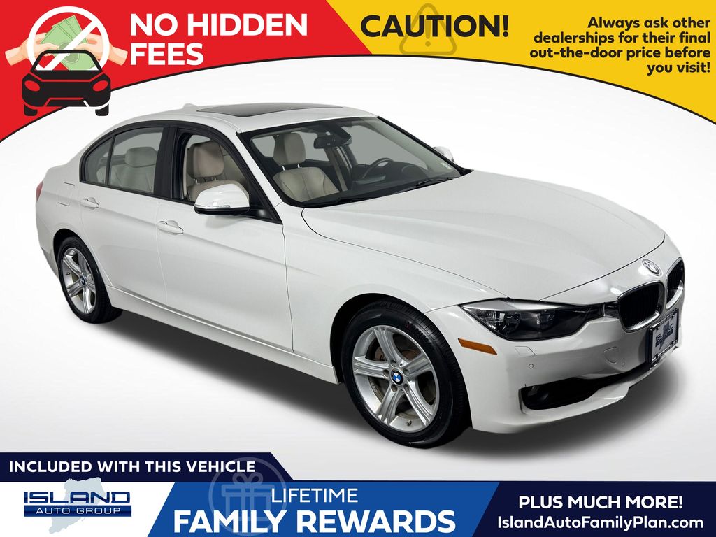 Alpine White 2015 BMW 3 Series Sedan All-Wheel Drive 8-Speed Automatic