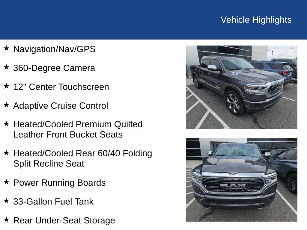 2023 Ram 1500 Limited Crew Cab 4x4 5'7" Box