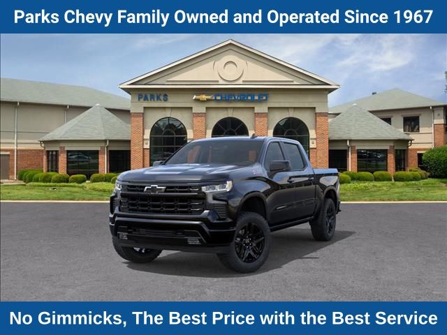 Black 2026 Chevrolet Silverado 1500 Pickup Truck Four-Wheel Drive Automatic