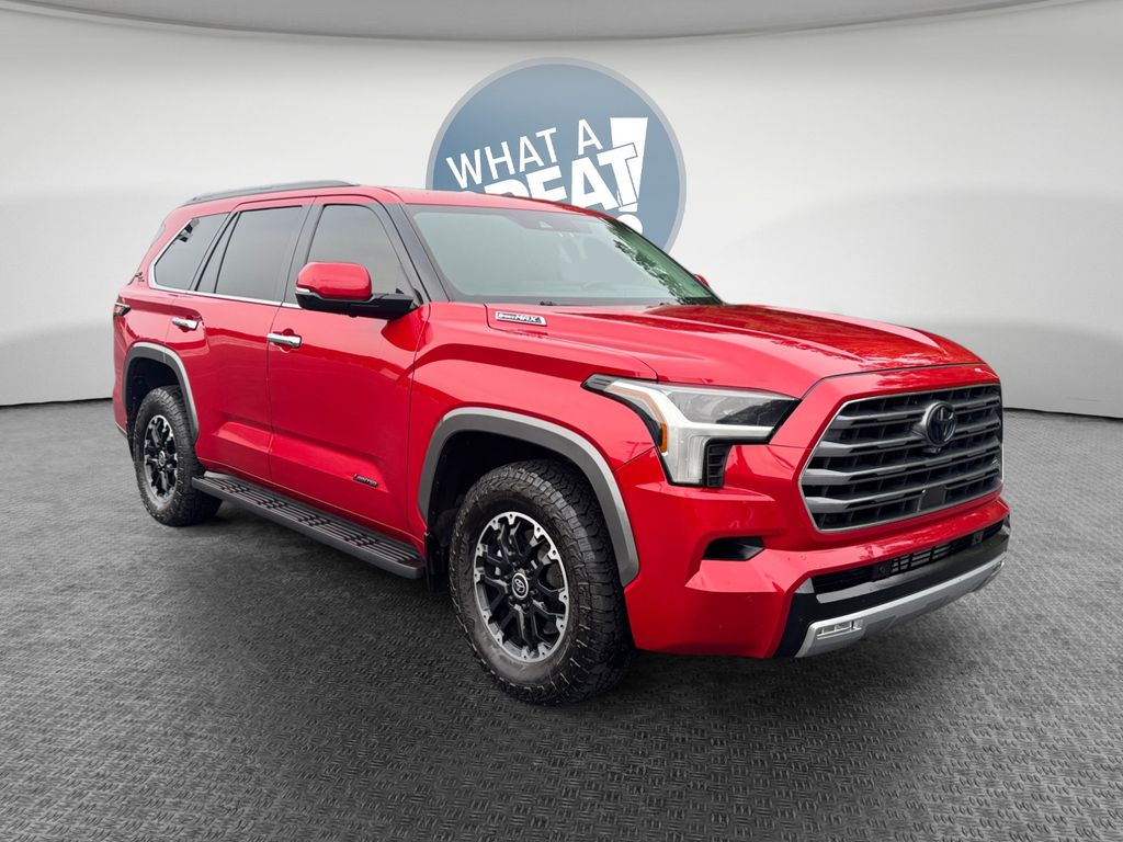Red 2023 Toyota Sequoia SUV / Crossover Four-Wheel Drive Automatic