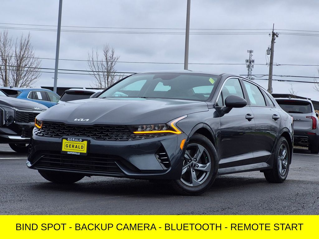 Gravity Gray 2023 Kia K5 LXS FWD Sedan Front-Wheel Drive 8-Speed Automatic