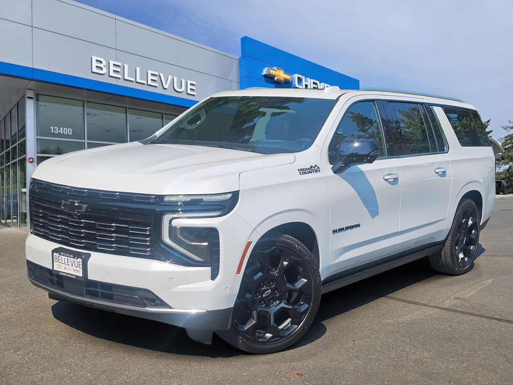 Polar White Tricoat 2026 Chevrolet Suburban SUV / Crossover Four-Wheel Drive Automatic
