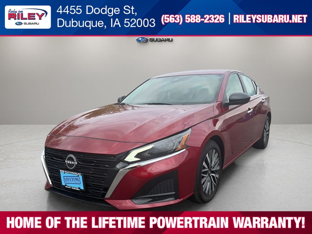 Red (Scarlet Ember) 2025 Nissan Altima Sedan Front-Wheel Drive Continuously Variable Transmission