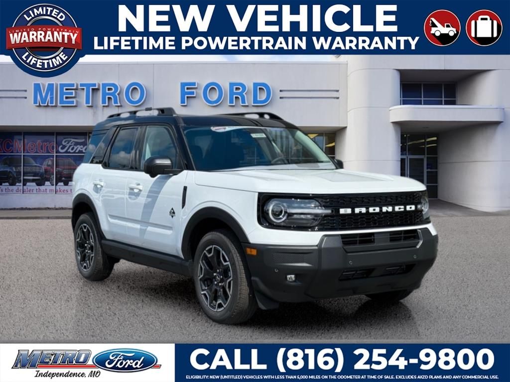 Oxford White 2025 Ford Bronco Sport SUV / Crossover All-Wheel Drive 8-Speed Automatic
