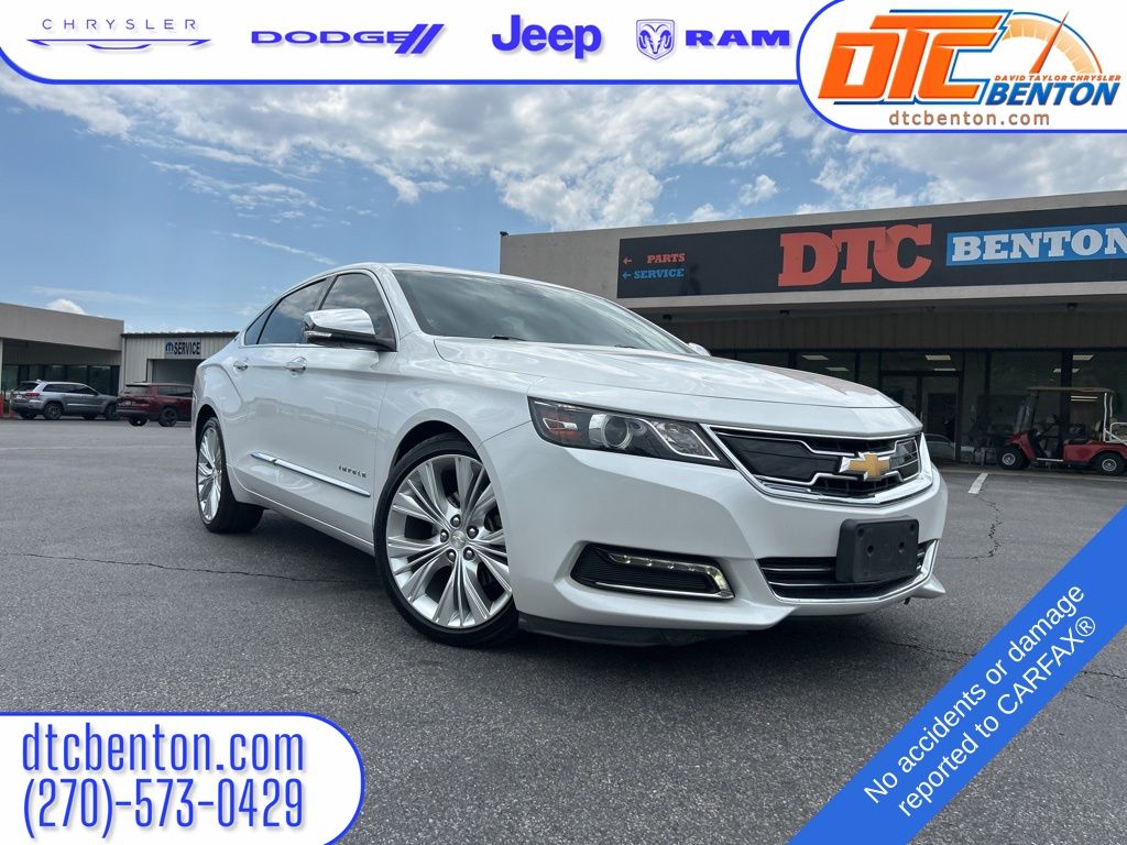 White (Iridescent Pearl Tricoat) 2017 Chevrolet Impala Premier FWD Sedan Front-Wheel Drive 6-Speed Automatic Overdrive