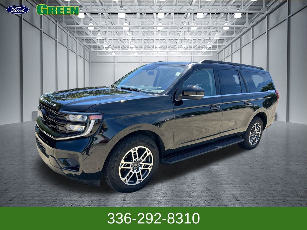 Agate Black Metallic 2025 Ford Expedition SUV / Crossover Four-Wheel Drive Automatic