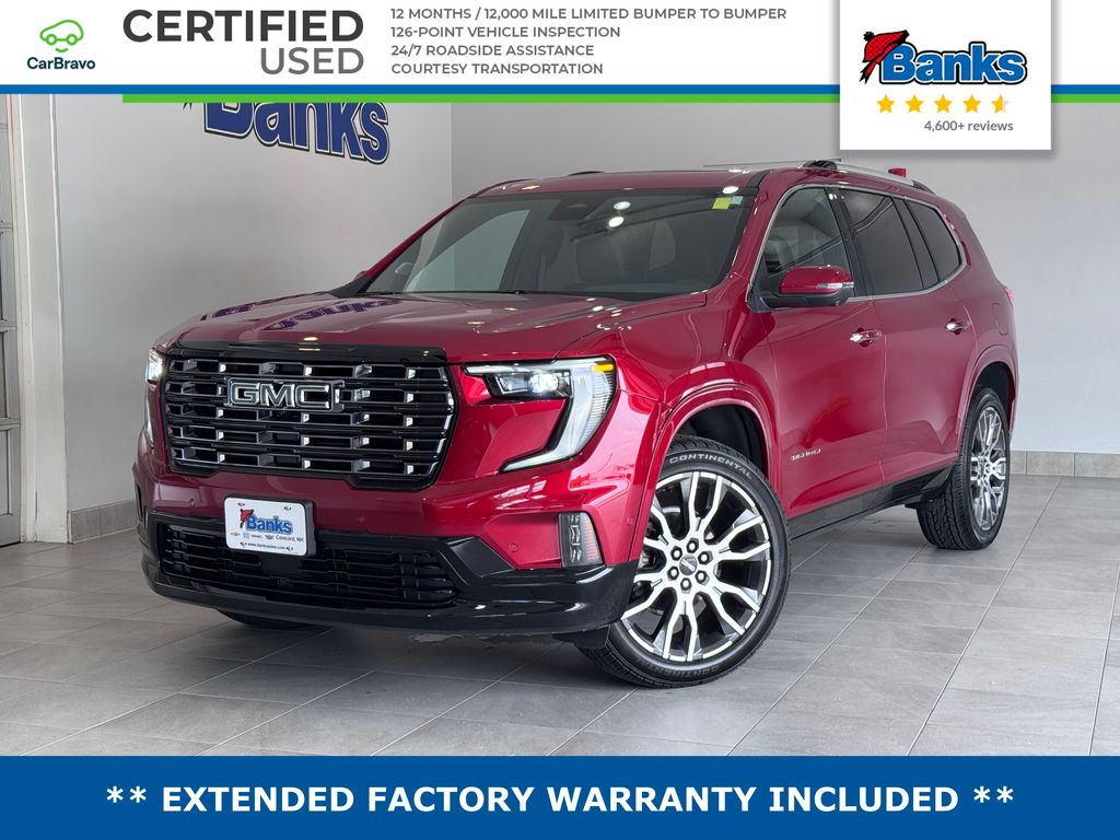 Volcanic Red Tintcoat 2026 GMC Acadia SUV / Crossover Four-Wheel Drive 8-Speed Automatic