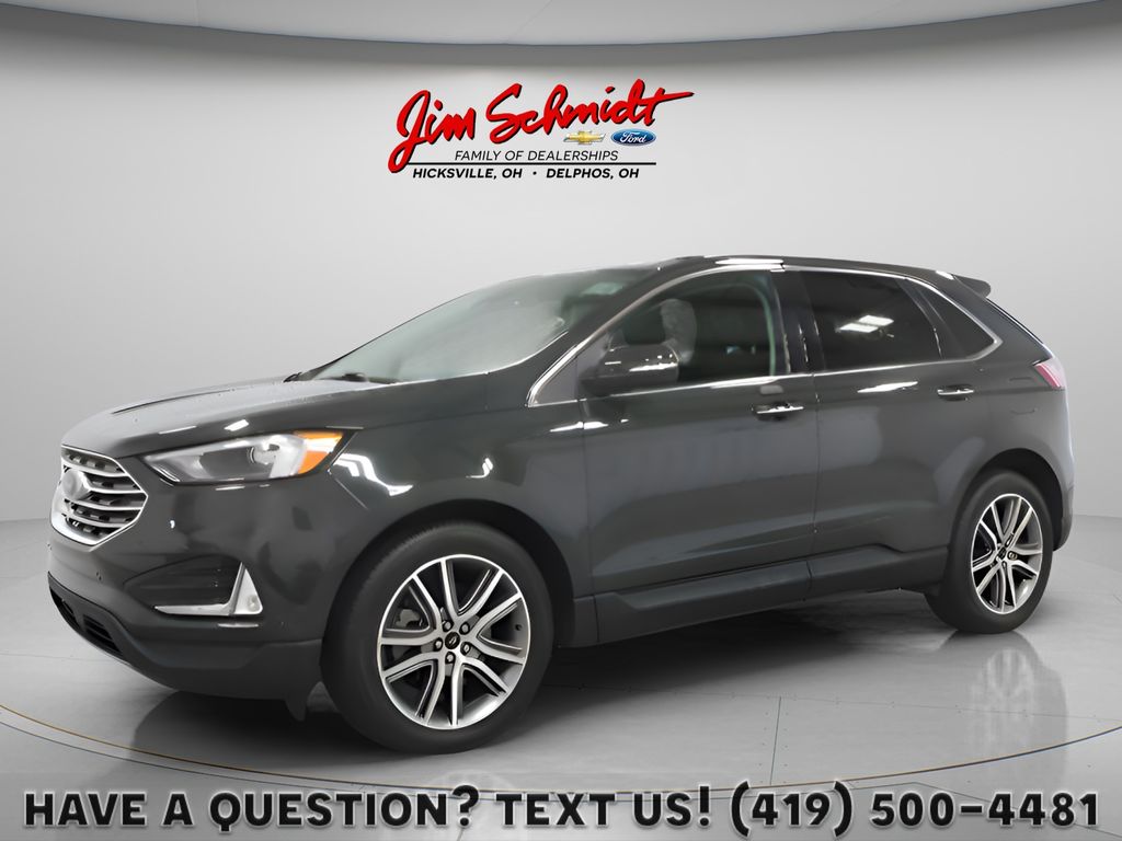 Forged Green Metallic 2023 Ford Edge SUV / Crossover All-Wheel Drive 8-Speed Automatic