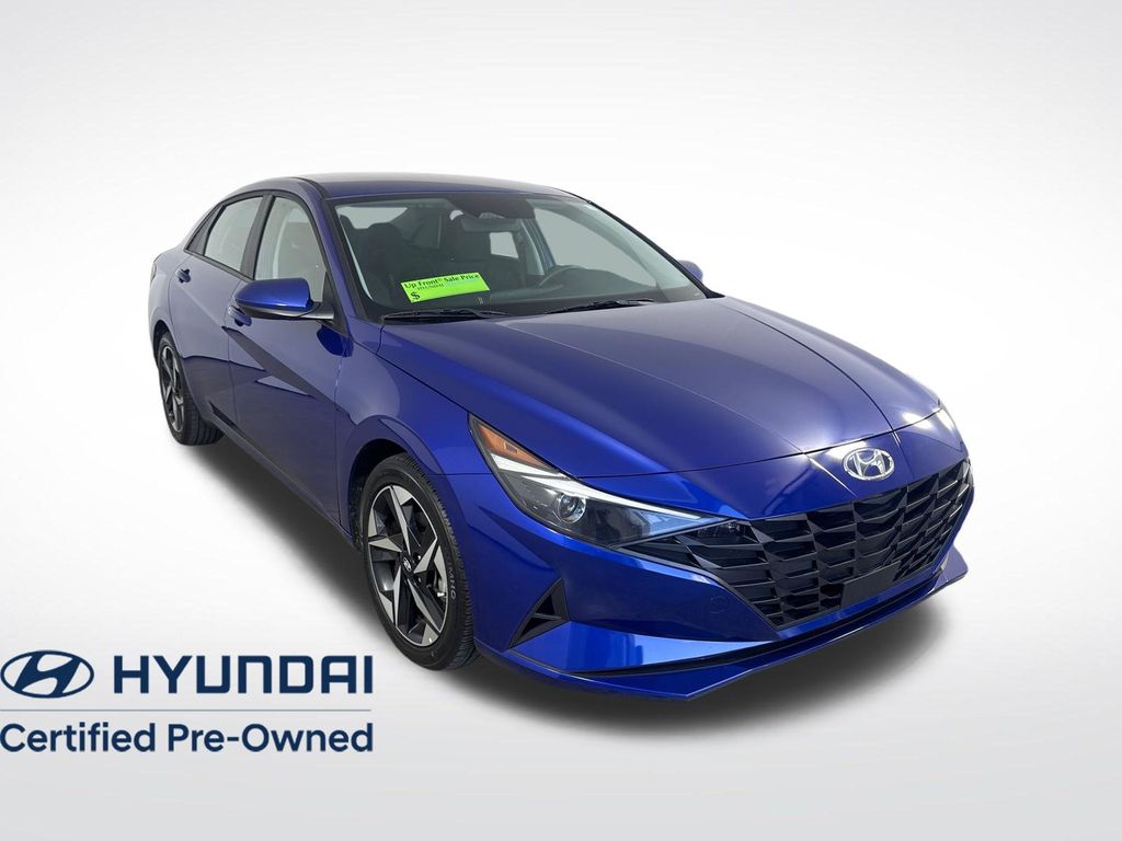 Intense Blue 2023 Hyundai Elantra Sedan Front-Wheel Drive Continuously Variable Transmission