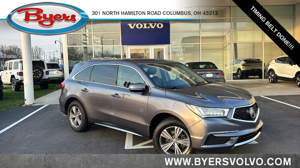 Gray (Gunmetal Metallic) 2019 Acura MDX FWD SUV / Crossover Front-Wheel Drive 9-Speed Automatic