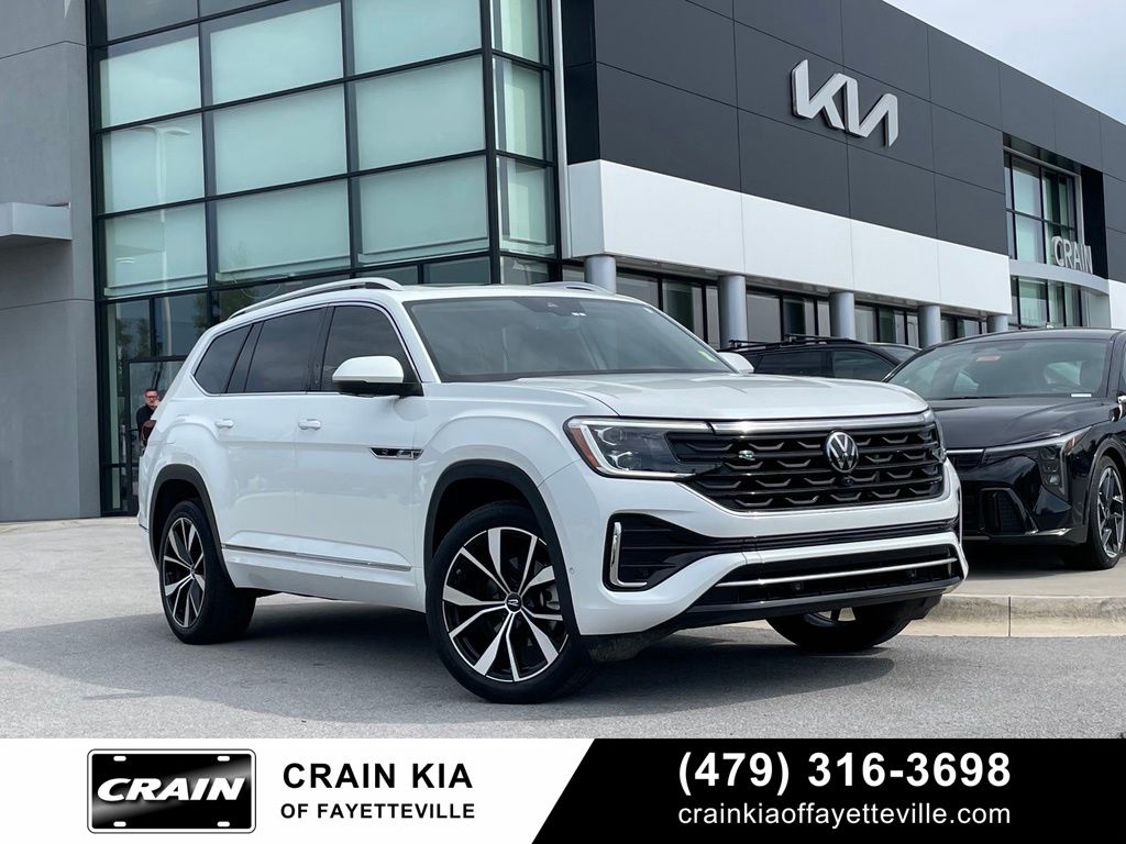 Opal White 2024 Volkswagen Atlas SUV / Crossover All-Wheel Drive 8-Speed Automatic