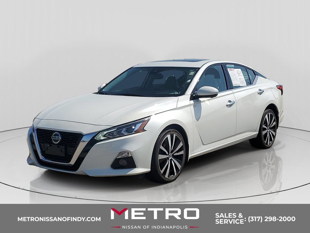 White 2021 Nissan Altima Sedan All-Wheel Drive Continuously Variable Transmission