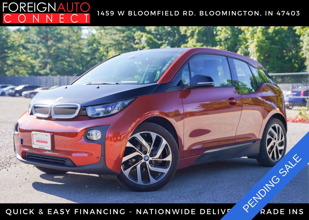 Orange Metallic 2015 BMW i3 Wagon Rear-Wheel Drive Automatic