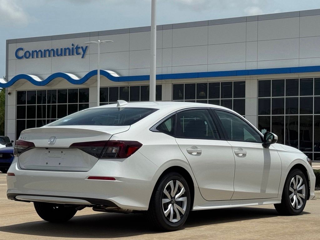 2026 Honda Civic LX White at DeMontrond Ford