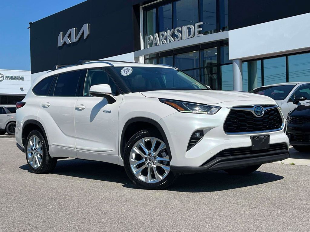 White (Blizzard Pearl) 2020 Toyota Highlander Hybrid Limited FWD SUV / Crossover Front-Wheel Drive Continuously Variable Transmission