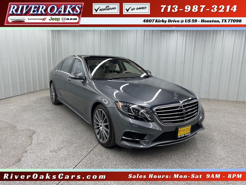 Gray Metallic 2017 Mercedes-Benz S-Class S 550 Sedan Sedan Rear-Wheel Drive 9-Speed Automatic