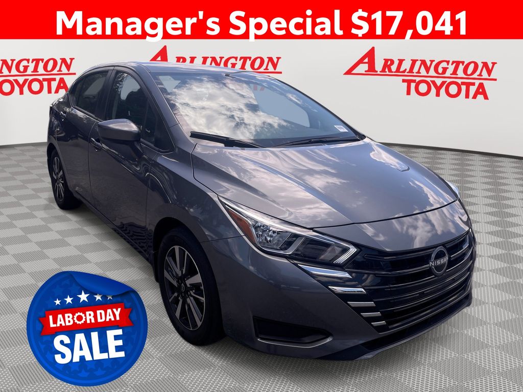 Gray (Gun Metallic) 2024 Nissan Versa Sedan Front-Wheel Drive Continuously Variable Transmission