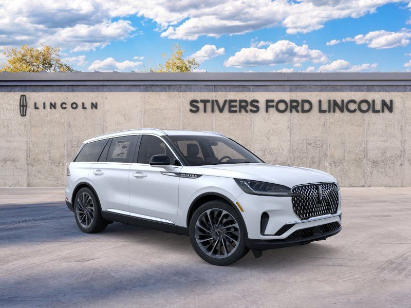 Pristine White Metallic Tri-Coat 2026 Lincoln Aviator SUV / Crossover Rear-Wheel Drive Automatic