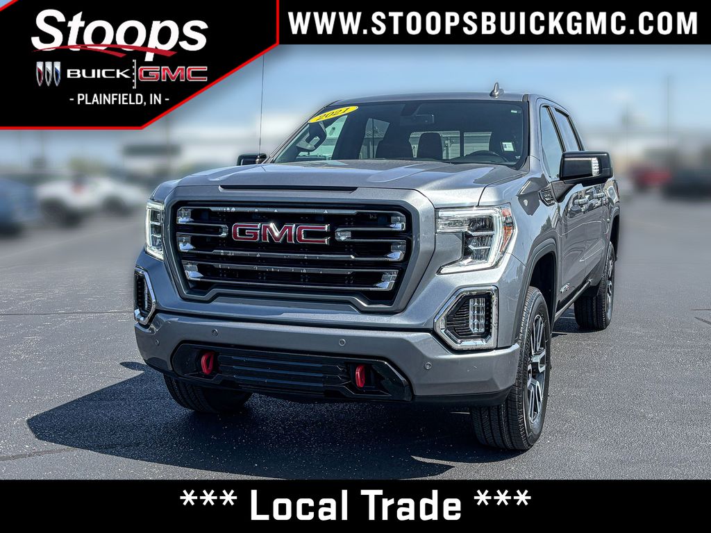 Gray (Satin Steel Metallic) 2021 GMC Sierra 1500 Pickup Truck Four-Wheel Drive Automatic