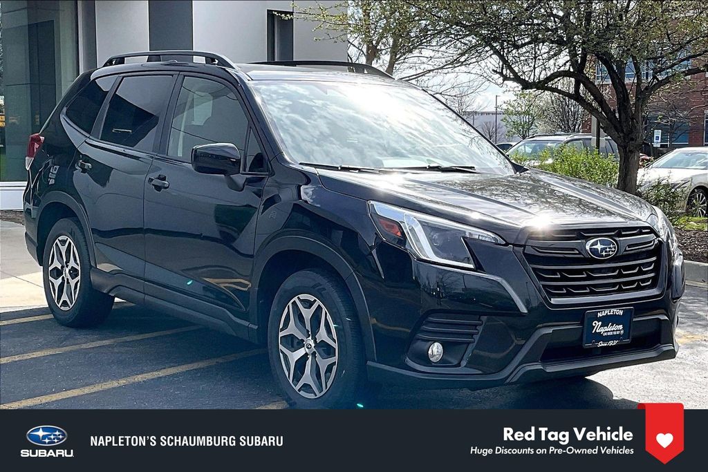 Crystal Black Silica 2022 Subaru Forester SUV / Crossover All-Wheel Drive Continuously Variable Transmission