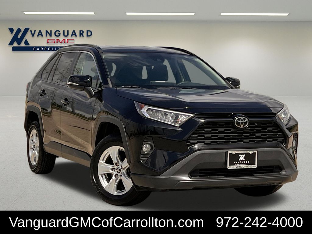 Midnight Black Metallic 2020 Toyota RAV4 XLE FWD SUV / Crossover Front-Wheel Drive 8-Speed Automatic