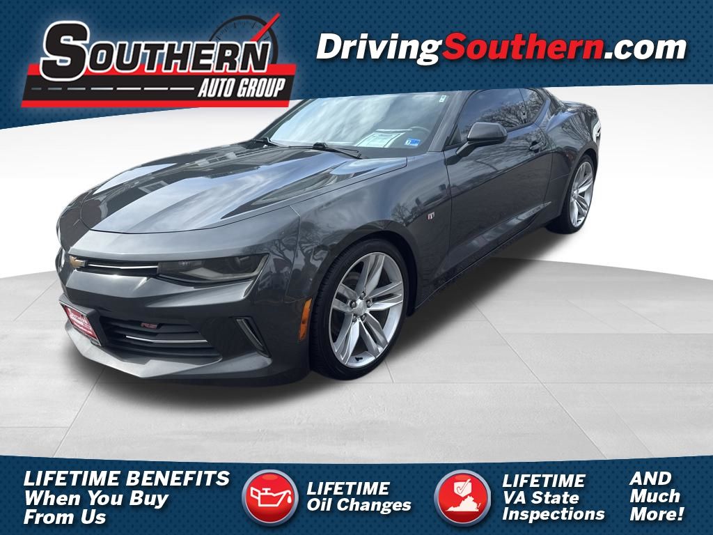 Nightfall Gray Metallic 2017 Chevrolet Camaro 1LT Coupe RWD Coupe Rear-Wheel Drive 8-Speed Automatic