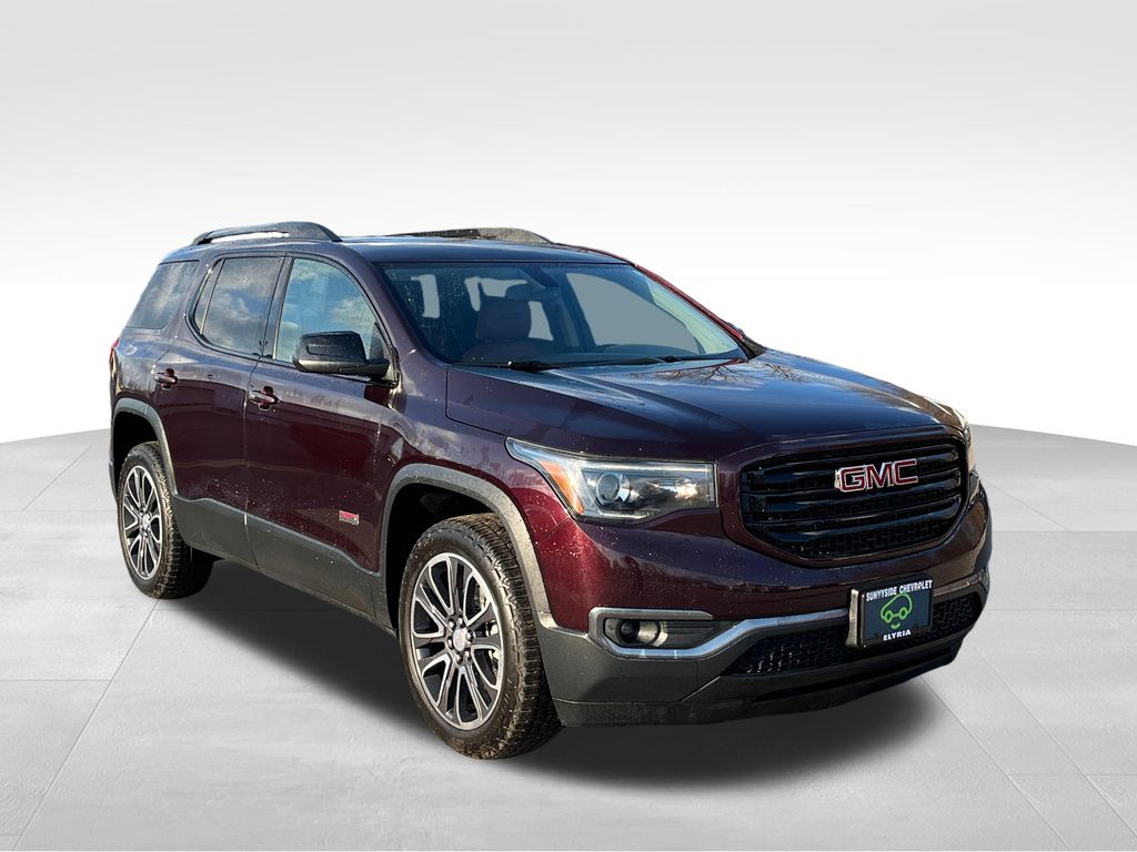 Black Cherry Metallic 2018 GMC Acadia SUV / Crossover Four-Wheel Drive 6-Speed Automatic