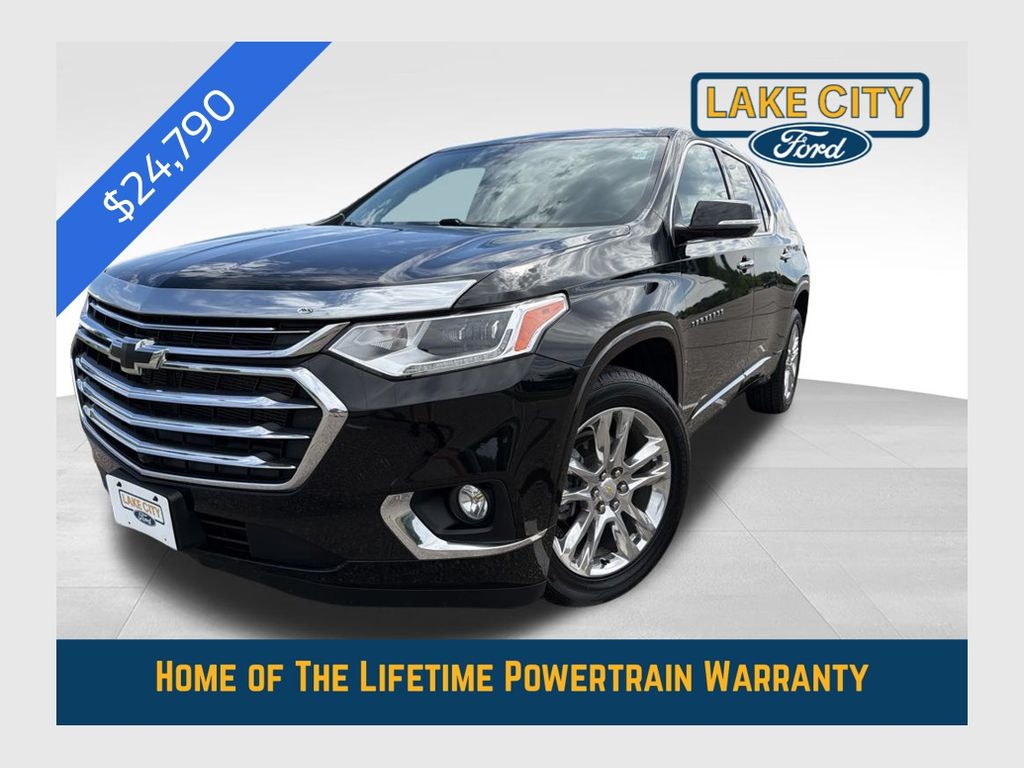 Mosaic Black Metallic 2020 Chevrolet Traverse SUV / Crossover Four-Wheel Drive 9-Speed Automatic