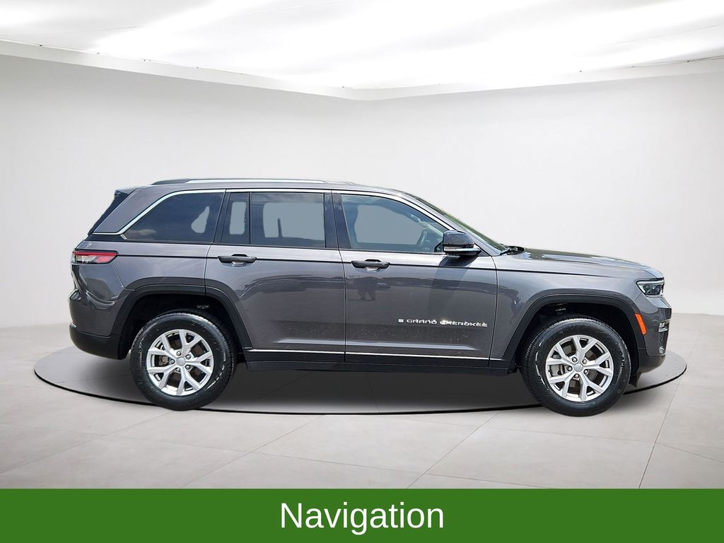 2022 Jeep Grand Cherokee Limited 4WD w/ Nav & Panoramic Sunroof Gray at Jones Ford