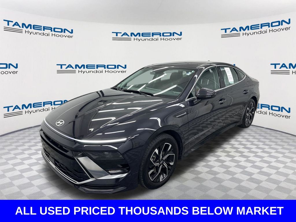 Carbon Blue 2024 Hyundai Sonata SEL FWD Sedan Front-Wheel Drive 8-Speed Automatic