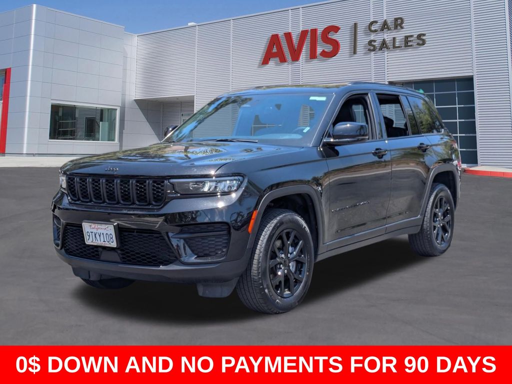 Diamond Black Crystal Pearlcoat 2025 Jeep Grand Cherokee Altitude 4WD SUV / Crossover Four-Wheel Drive 8-Speed Automatic
