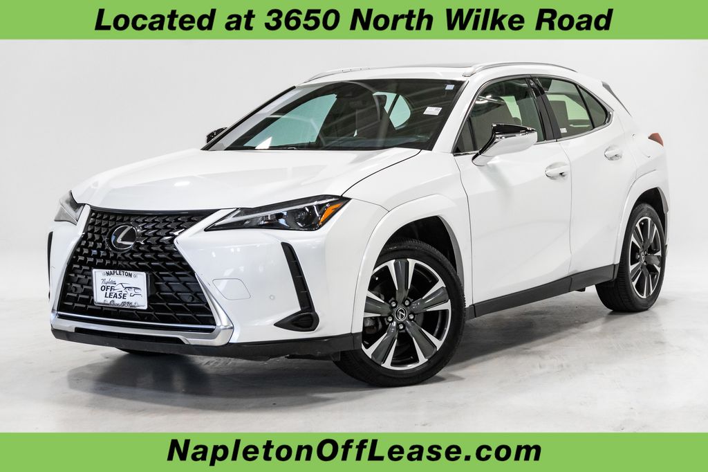 Eminent White Pearl 2024 Lexus UX Hybrid 250h Premium AWD SUV / Crossover All-Wheel Drive Continuously Variable Transmission