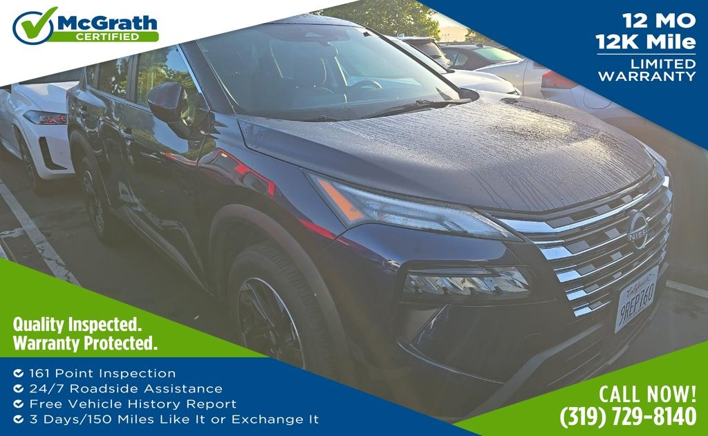 Deep Ocean Blue Pearl 2025 Nissan Rogue SV AWD SUV / Crossover All-Wheel Drive Continuously Variable Transmission