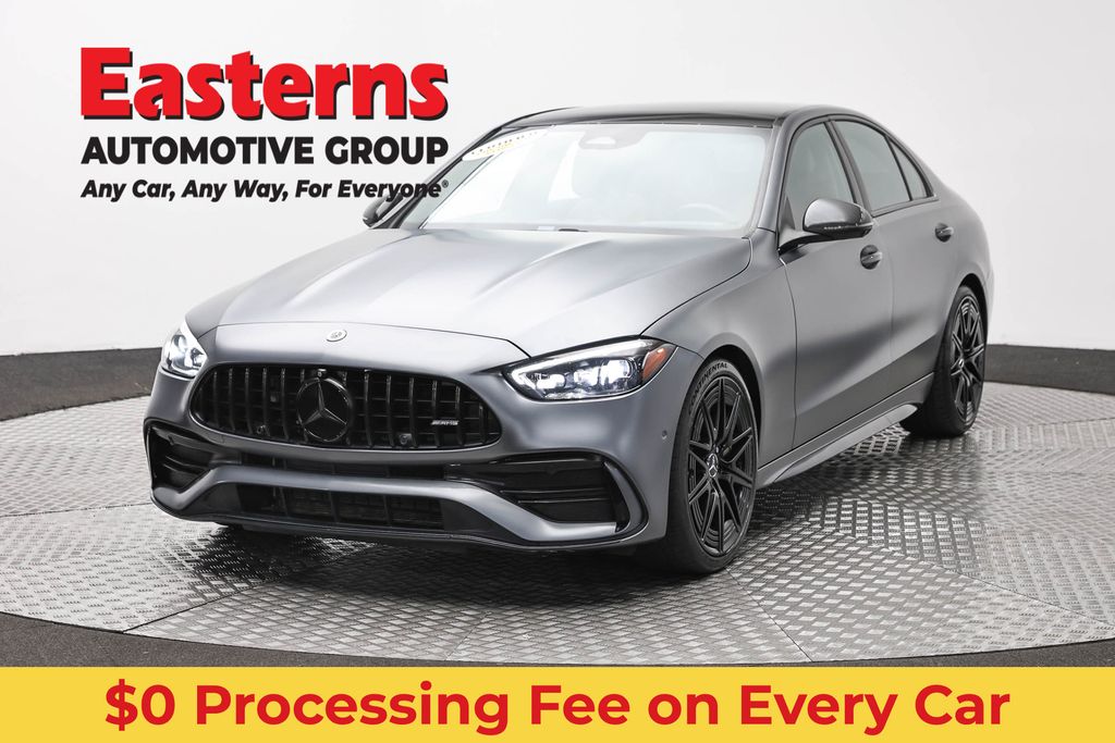 Gray 2023 Mercedes-Benz C-Class AMG C 43 4MATIC Convertible All-Wheel Drive 9-Speed Automatic