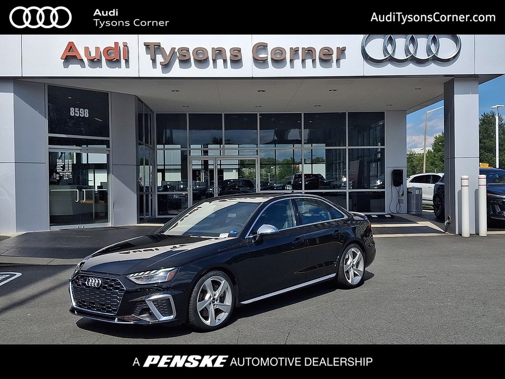 Black Metallic 2022 Audi S4 Sedan All-Wheel Drive 8-Speed Automatic