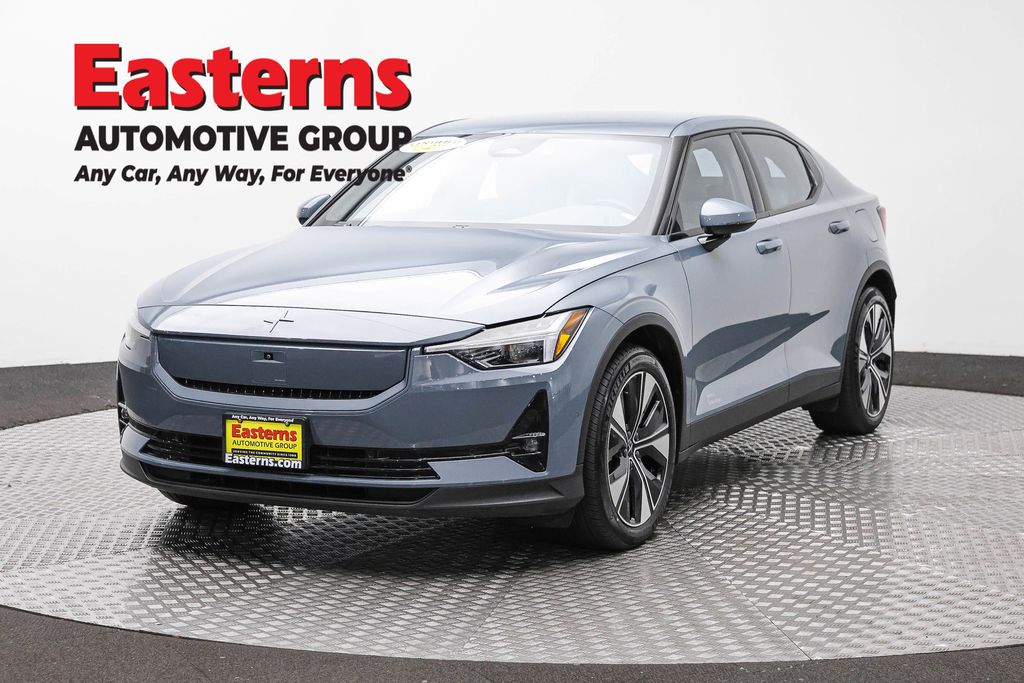 Thunder Metallic 2024 Polestar 2 Sedan All-Wheel Drive 1-Speed Automatic