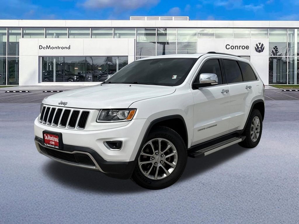 2015 Jeep Grand Cherokee Limited White at Mac Haik CDJR North Houston