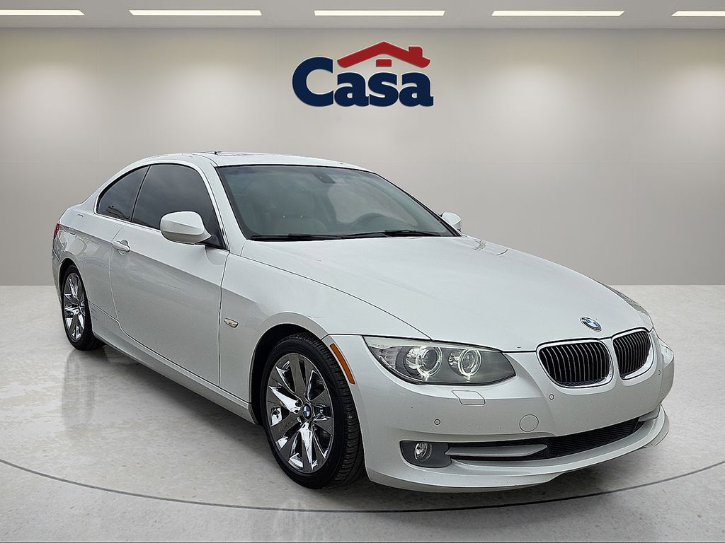 White Metallic 2011 BMW 3 Series 328i Coupe RWD Coupe Rear-Wheel Drive 6-Speed Automatic