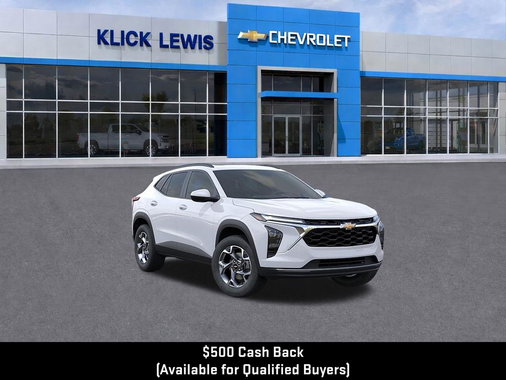 2026 Chevrolet Trax LT White at Klick Lewis Buick Chevrolet