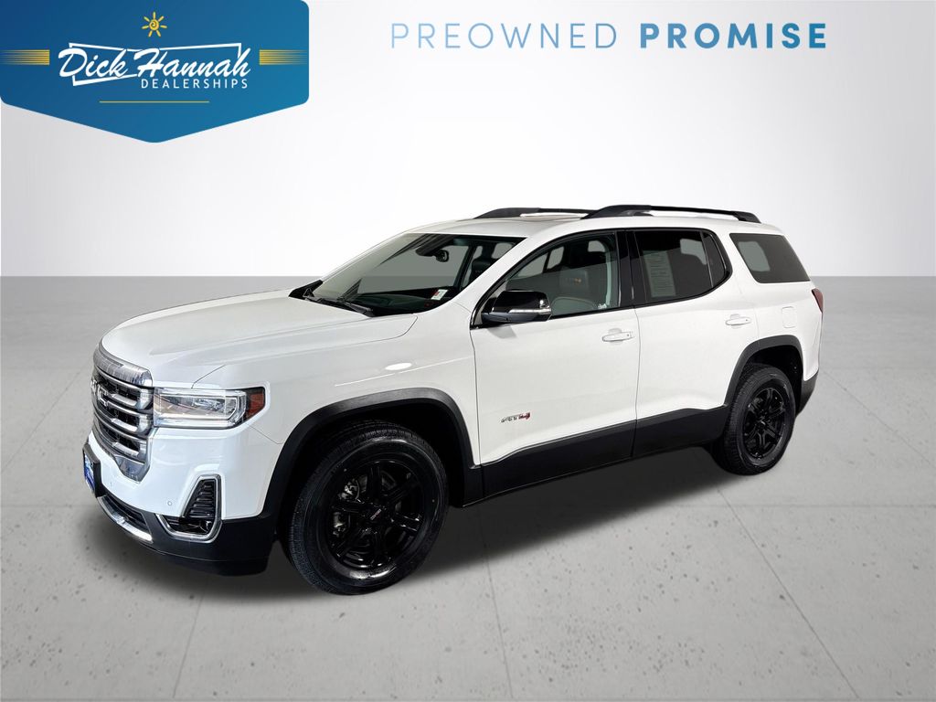 Summit White 2021 GMC Acadia SUV / Crossover Four-Wheel Drive 9-Speed Automatic