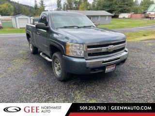 Blue Granite Metallic 2011 Chevrolet Silverado 1500 Pickup Truck Four-Wheel Drive 4-Speed Automatic Overdrive