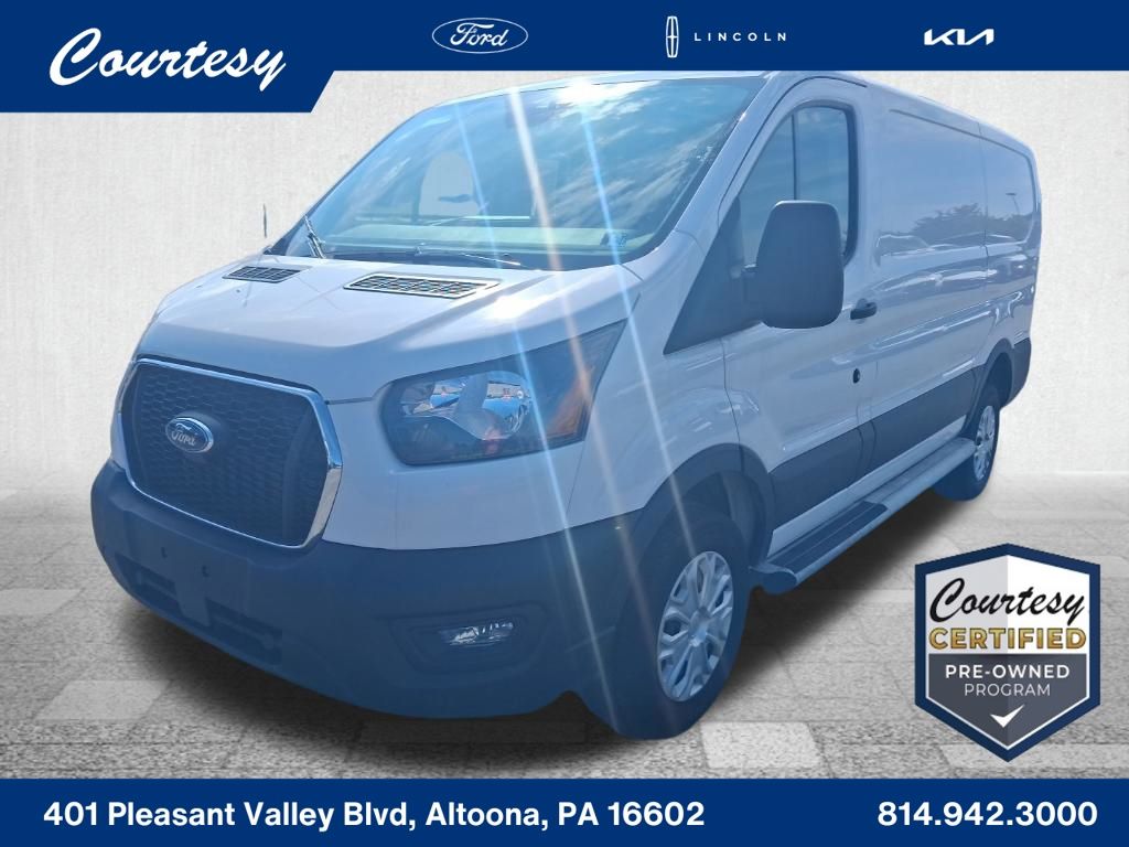 Oxford White 2025 Ford Transit Cargo Van Rear-Wheel Drive