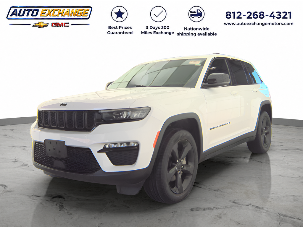 Bright White Clearcoat 2023 Jeep Grand Cherokee SUV / Crossover Four-Wheel Drive 8-Speed Automatic