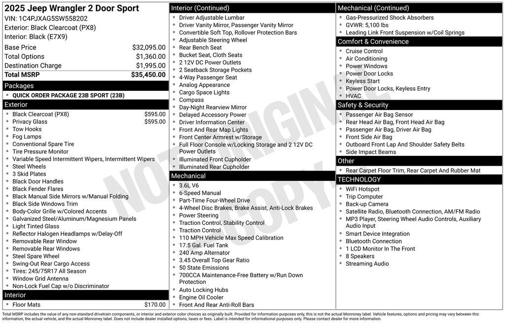 Used 2025 Jeep Wrangler SUV
