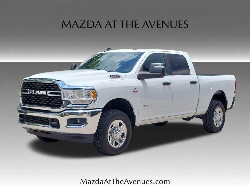 Bright White Clearcoat 2023 RAM 2500 Pickup Truck Four-Wheel Drive 6-Speed Automatic
