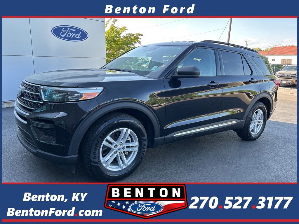 Black Metallic 2023 Ford Explorer SUV / Crossover Rear-Wheel Drive Automatic