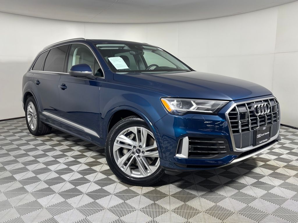 Galaxy Blue 2022 Audi Q7 quattro Premium Plus 55 TFSI SUV / Crossover All-Wheel Drive 8-Speed Automatic