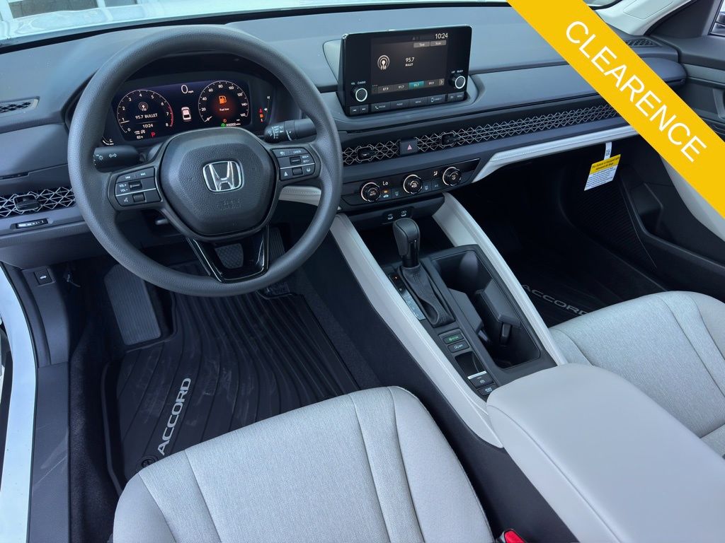 2025 Honda Accord LX White at Community Honda