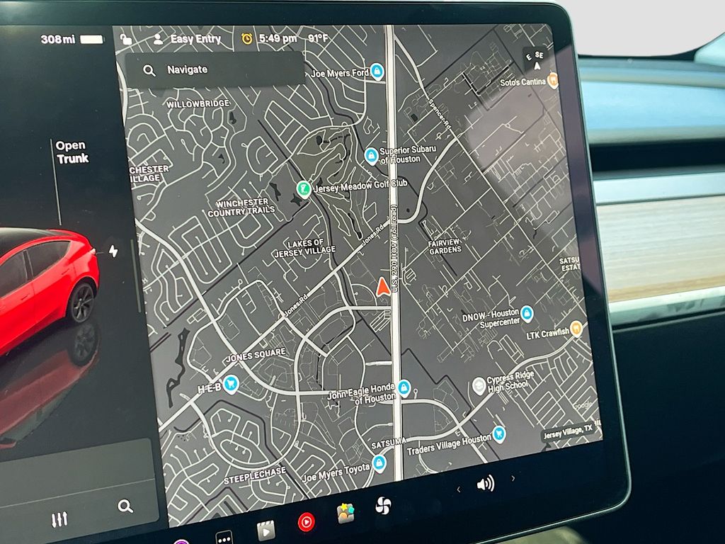 2025 Tesla Model Y Long Range Red at AutoSavvy Houston Northwest